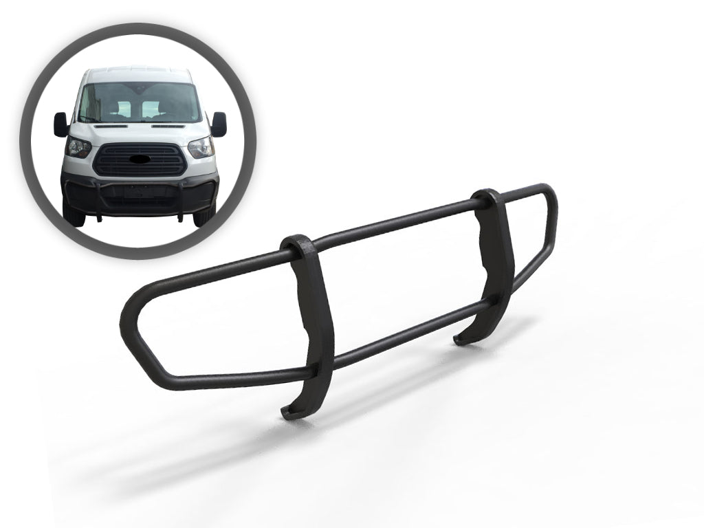 Vanguard Black Powdercoat Front Guards Front Runners Bumper Guard for 2015-2024 ford transit-350 nan