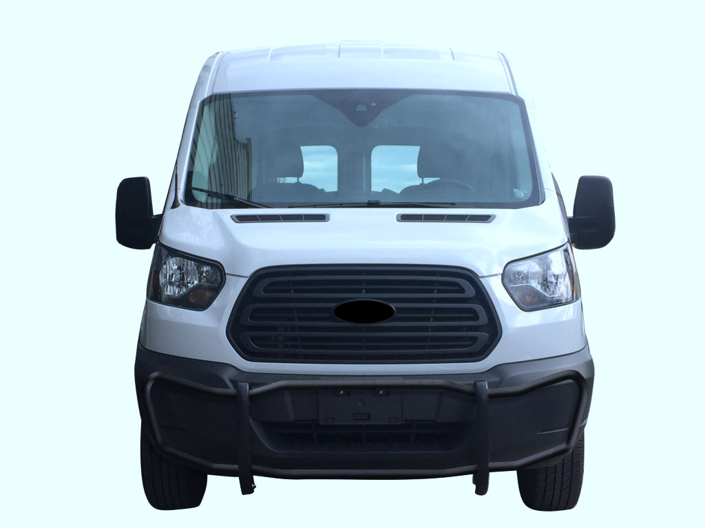 Vanguard Black Powdercoat Front Guards Front Runners Bumper Guard for 2015-2024 ford transit-350 hd nan