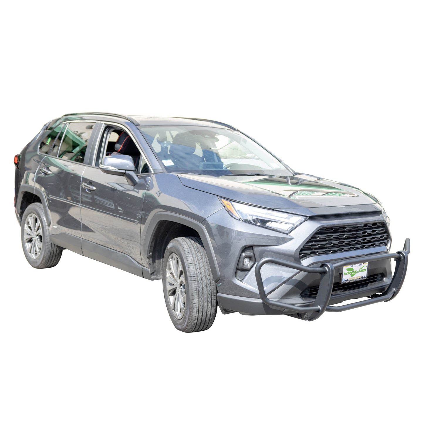 Vanguard Black Powdercoat Front Guards Front Runners Bumper Guard for 2023-2024 toyota rav4