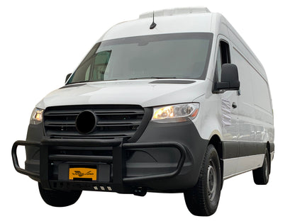 Vanguard Black Powdercoat Front Guards Front Runners Bumper Guard for 2010-2025 mercedes-benz sprinter 2500 nan