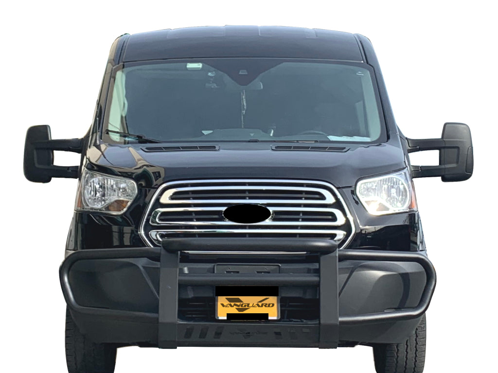 Vanguard Black Powdercoat Front Guards Front Runners Bumper Guard for 2015-2024 ford transit-350 hd nan