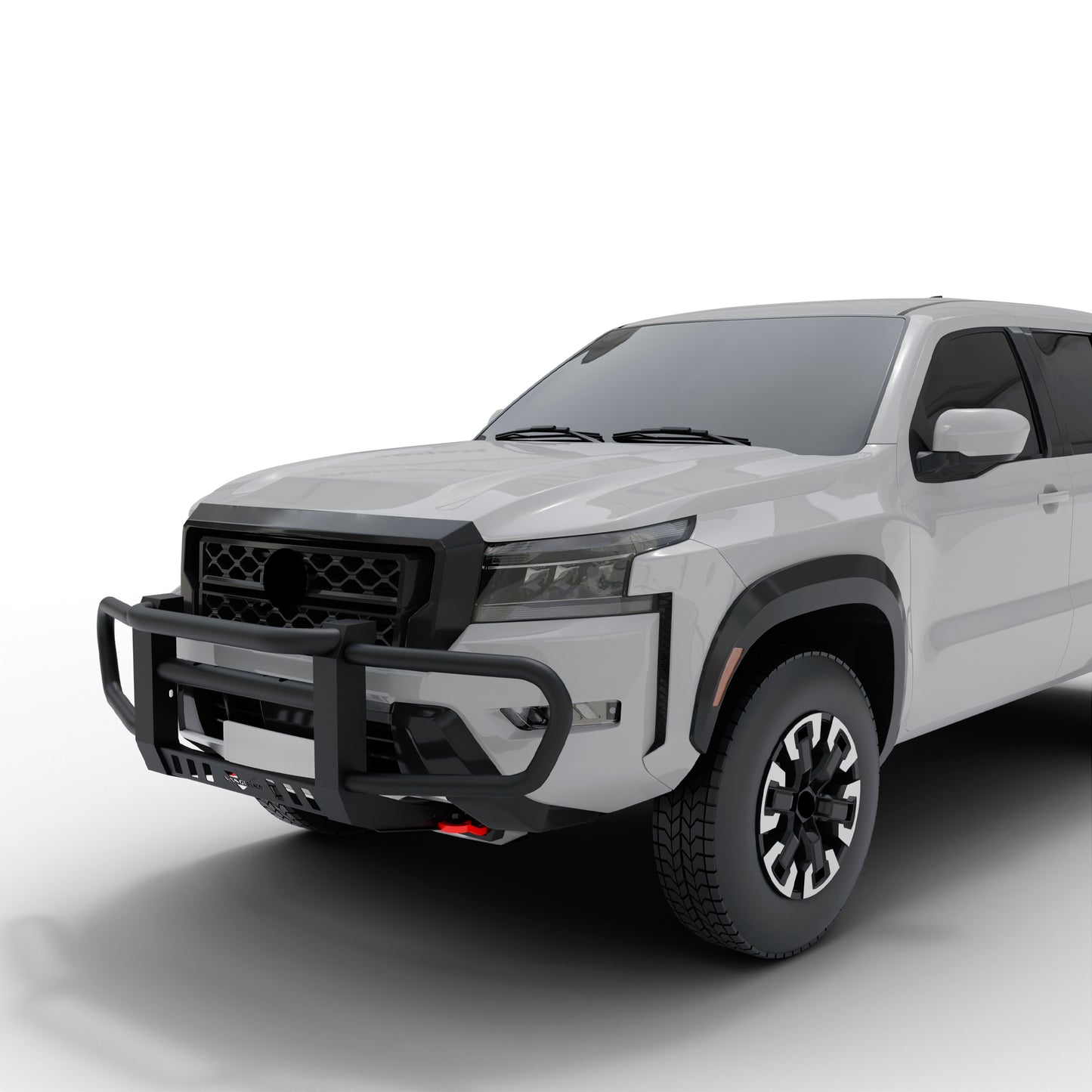 Vanguard Black Powdercoat Front Guards Front Runners Bumper Guard for 2005-2024 nissan frontier
