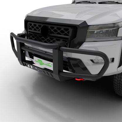 Vanguard Black Powdercoat Front Guards Front Runners Bumper Guard for 2005-2024 nissan frontier