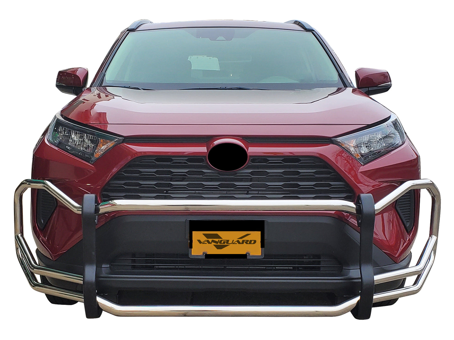 Vanguard Stainless Steel Front Guards Front Runners Bumper Guard for 2019-2024 toyota rav4