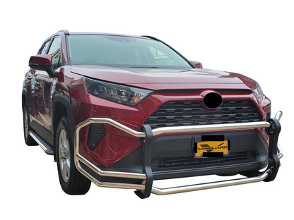 Vanguard Stainless Steel Front Guards Front Runners Bumper Guard for 2019-2024 toyota rav4