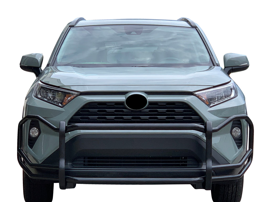 Vanguard Black Powdercoat Front Guards Front Runners Bumper Guard for 2019-2024 toyota rav4