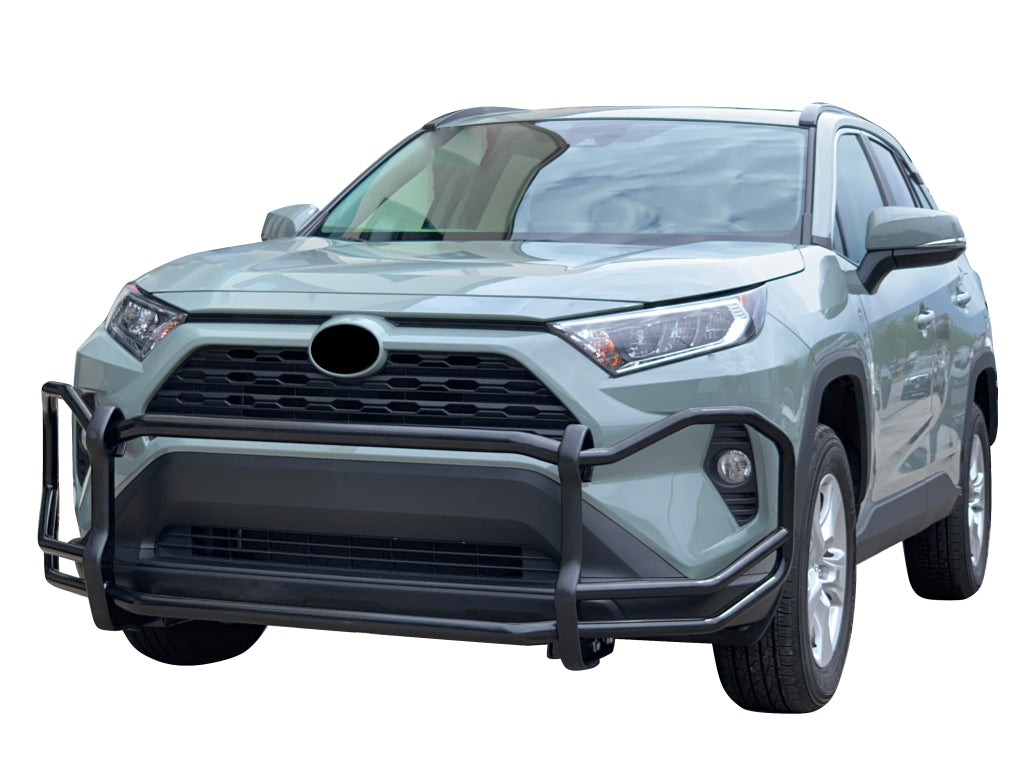 Vanguard Black Powdercoat Front Guards Front Runners Bumper Guard for 2019-2024 toyota rav4