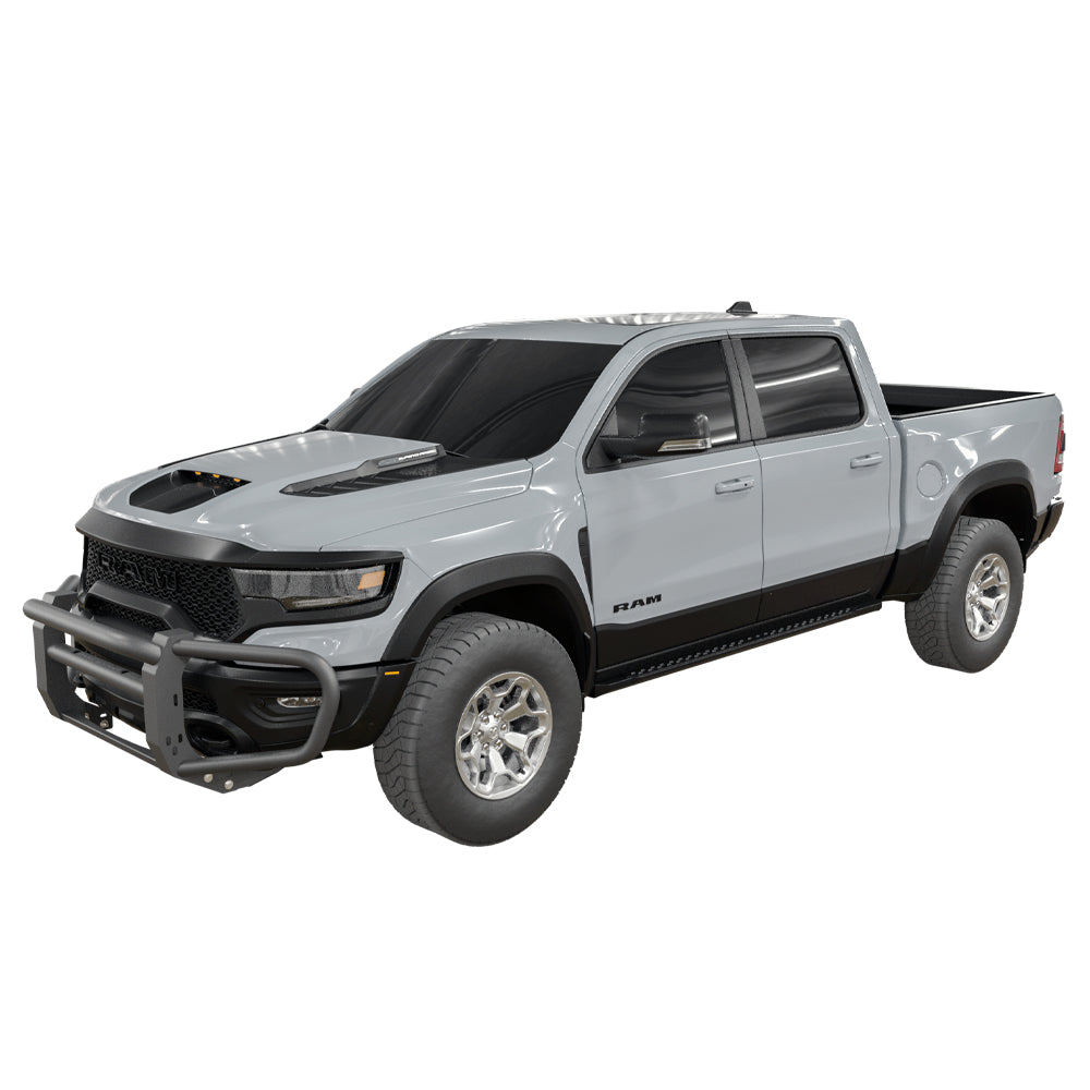 Vanguard Black Powdercoat Front Guards Front Runners Bumper Guard for 2011-2018 ram 1500 nan