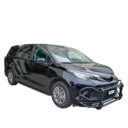 Vanguard Black Powdercoat Front Guards Front Runners Bumper Guard for 2021-2024 toyota sienna