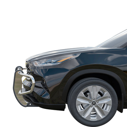 Vanguard Stainless Steel Front Guards Front Runners Bumper Guard for 2020-2024 toyota highlander