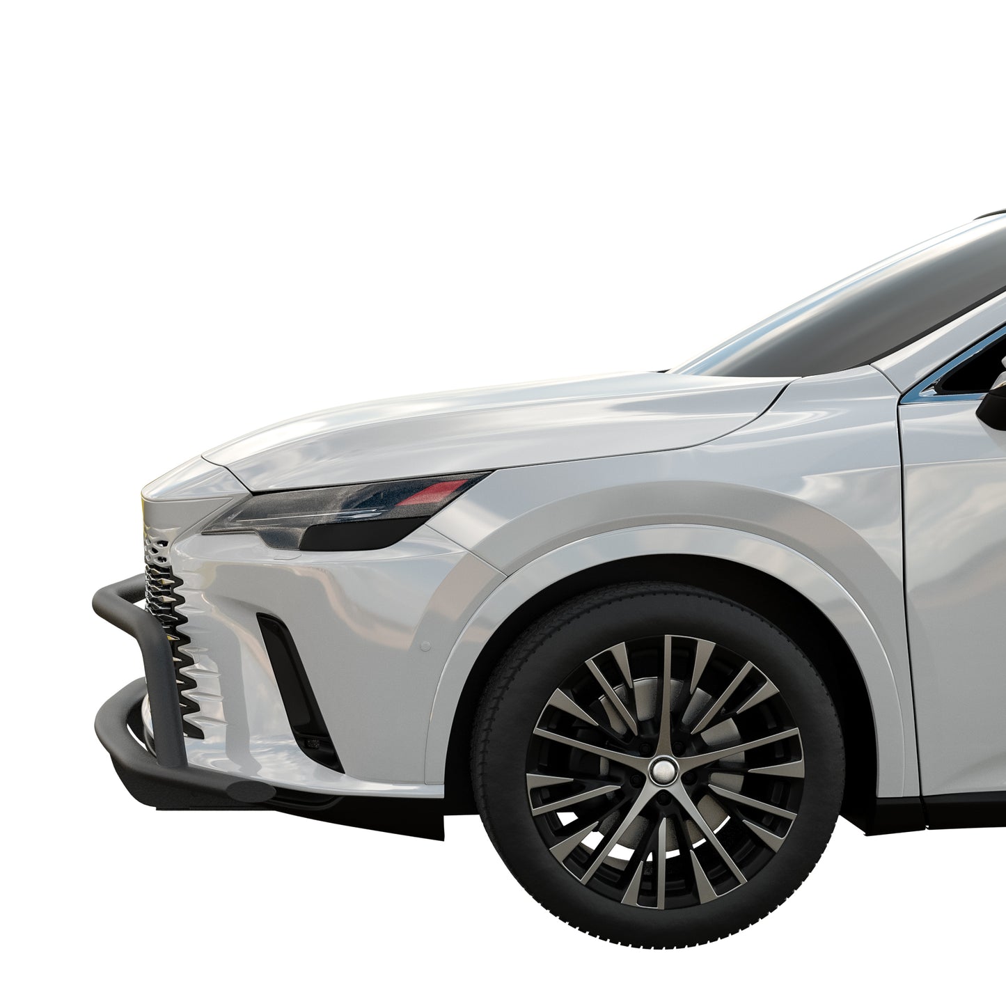 Vanguard Black Powdercoat Front Guards Front Runners Bumper Guard for 2023-2025 lexus rx350