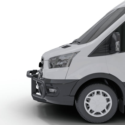 Vanguard Black Powdercoat Front Guards Front Runners Bumper Guard for 2015-2024 ford transit-250