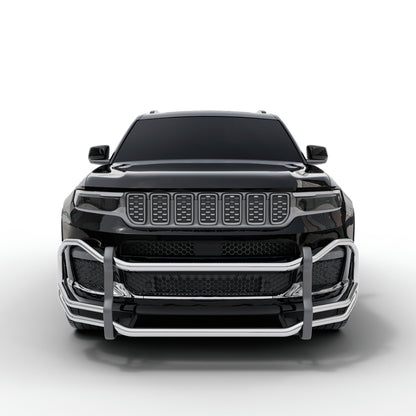 Vanguard Stainless Steel Front Guards Front Runners Bumper Guard for 2022-2024 jeep grand cherokee