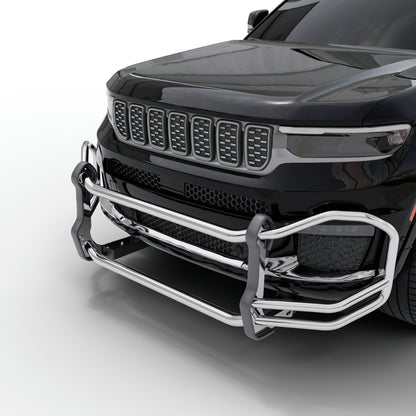 Vanguard Stainless Steel Front Guards Front Runners Bumper Guard for 2022-2024 jeep grand cherokee