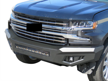 Vanguard Black Powdercoat Heavy Duty Bumpers And Grilles Front Bumpers Bumper for 2019-2025 chevrolet silverado 1500