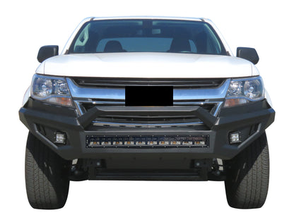 Vanguard Black Powdercoat Heavy Duty Bumpers And Grilles Front Bumpers Bumper for 2015-2024 chevrolet colorado