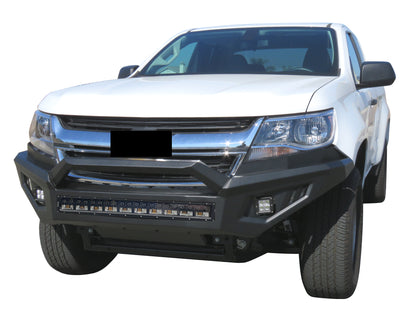 Vanguard Black Powdercoat Heavy Duty Bumpers And Grilles Front Bumpers Bumper for 2015-2024 chevrolet colorado