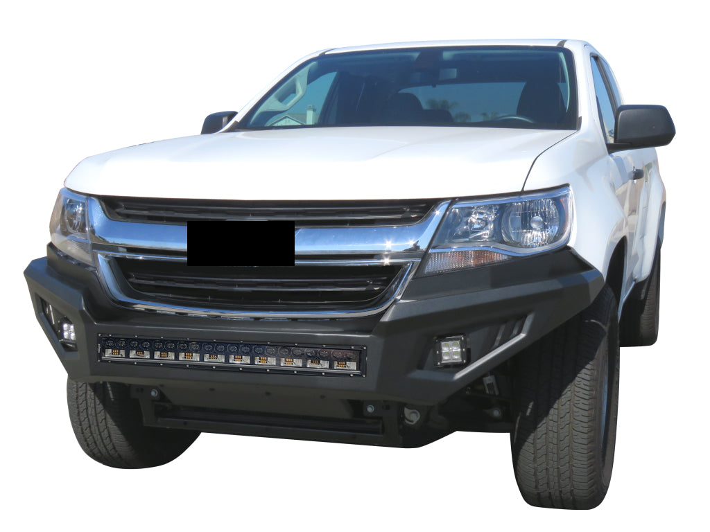 Vanguard Black Powdercoat Heavy Duty Bumpers And Grilles Front Bumpers Bumper for 2015-2024 chevrolet colorado