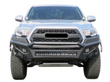 Vanguard Black Powdercoat Heavy Duty Bumpers And Grilles Front Bumpers Bumper for 2016-2023 toyota tacoma