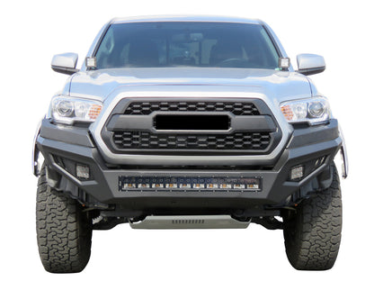 Vanguard Black Powdercoat Heavy Duty Bumpers And Grilles Front Bumpers Bumper for 2016-2023 toyota tacoma
