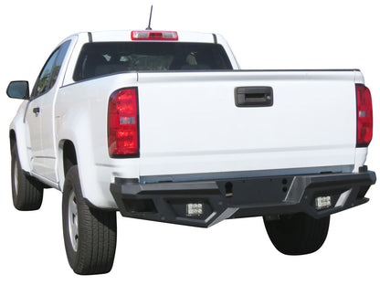 Vanguard Black Powdercoat Heavy Duty Bumpers And Grilles Rear Bumpers Bumper for 2015-2024 chevrolet colorado