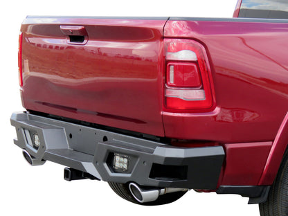 Vanguard Black Powdercoat Heavy Duty Bumpers And Grilles Rear Bumpers Bumper for 2019-2024 ram 1500