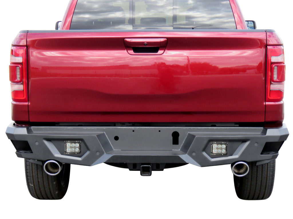 Vanguard Black Powdercoat Heavy Duty Bumpers And Grilles Rear Bumpers Bumper for 2019-2024 ram 1500