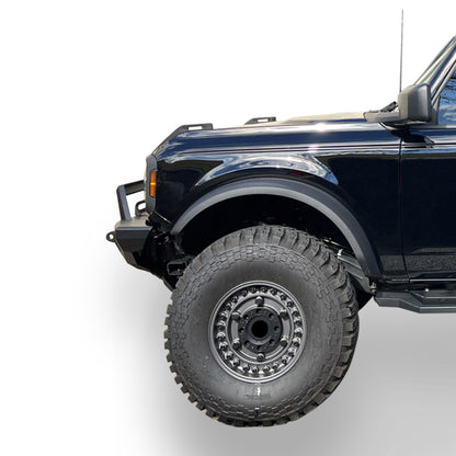 Vanguard Black Powdercoat Heavy Duty Bumpers And Grilles Front Bumpers Bumper for 2021-2024 ford bronco
