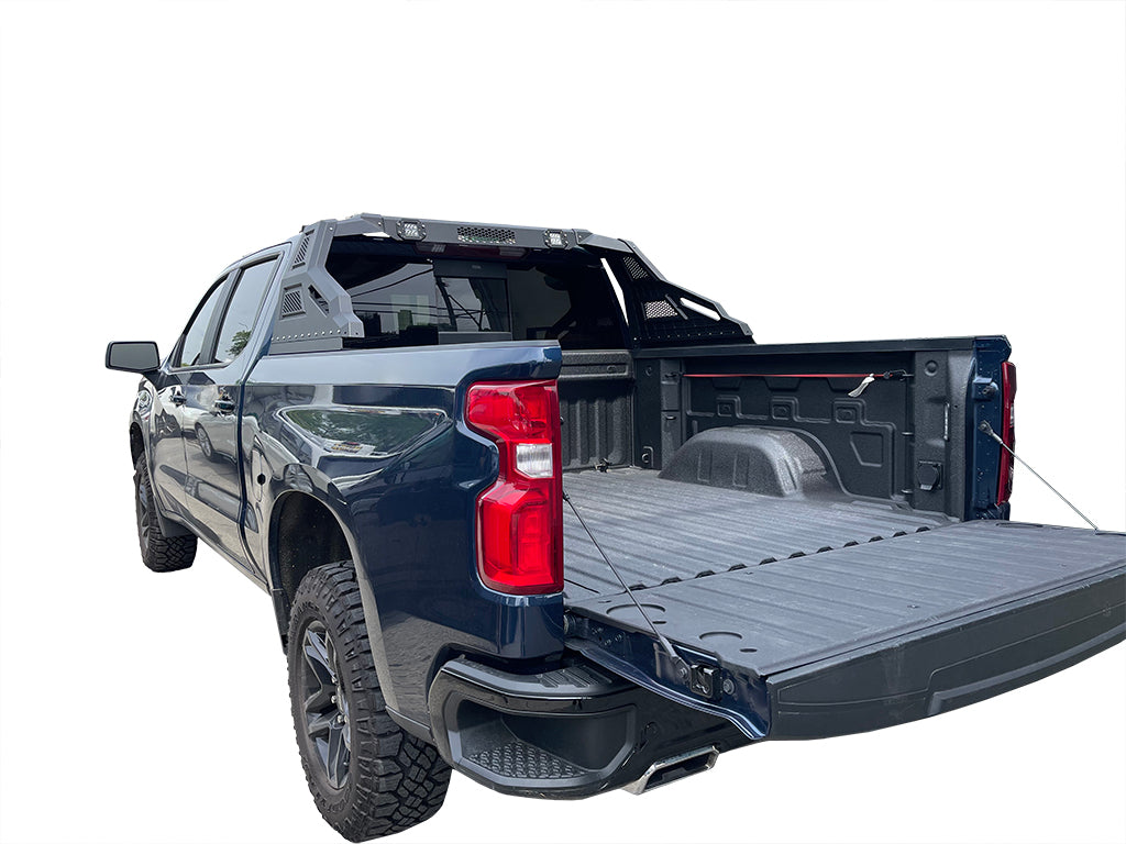 Vanguard Black Powdercoat Roll Bars & Truck Bed Accessories Bed Bars Roll Bar for 2015-2025 gmc canyon