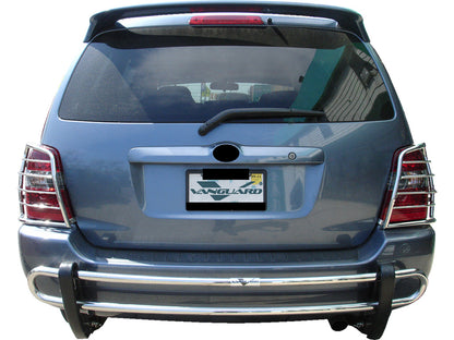 Vanguard Stainless Steel Rear Guards Rear Bumper Guards Bumper Guard for 2006-2008 lexus rx400h nan