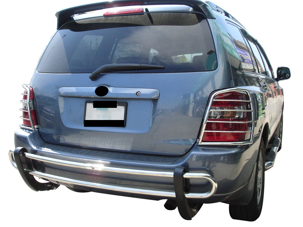 Vanguard Stainless Steel Rear Guards Rear Bumper Guards Bumper Guard for 2004-2006 lexus rx330 nan