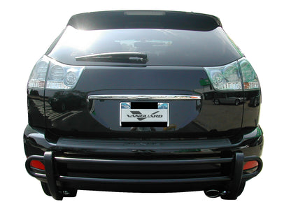Vanguard Black Powdercoat Rear Guards Rear Bumper Guards Bumper Guard for 2001-2007 toyota highlander nan