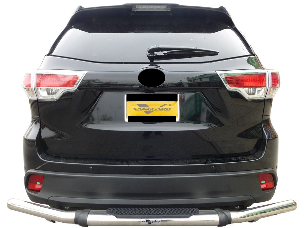 Vanguard Stainless Steel Rear Guards Rear Bumper Guards Bumper Guard for 2001-2019 toyota highlander nan