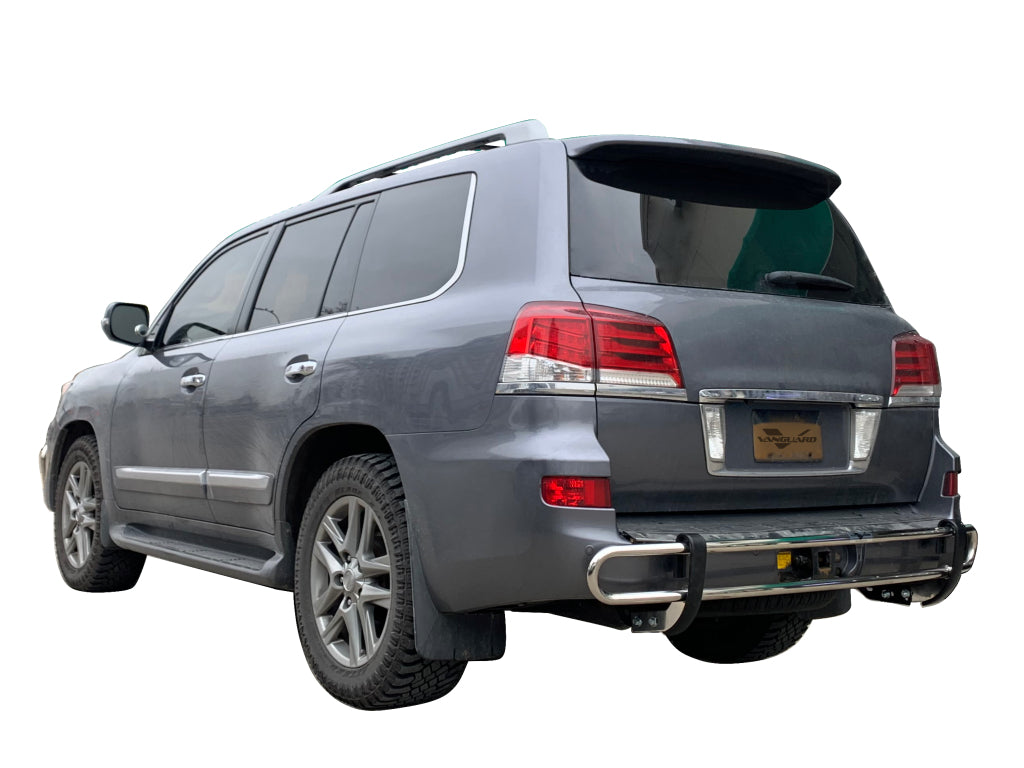 Vanguard Stainless Steel Rear Guards Rear Bumper Guards Bumper Guard for 2013-2021 lexus lx570 nan