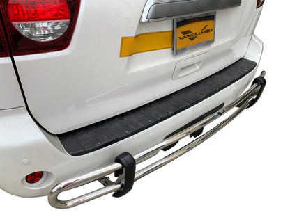 Vanguard Stainless Steel Rear Guards Rear Bumper Guards Bumper Guard for 2008-2011 lexus lx570 nan