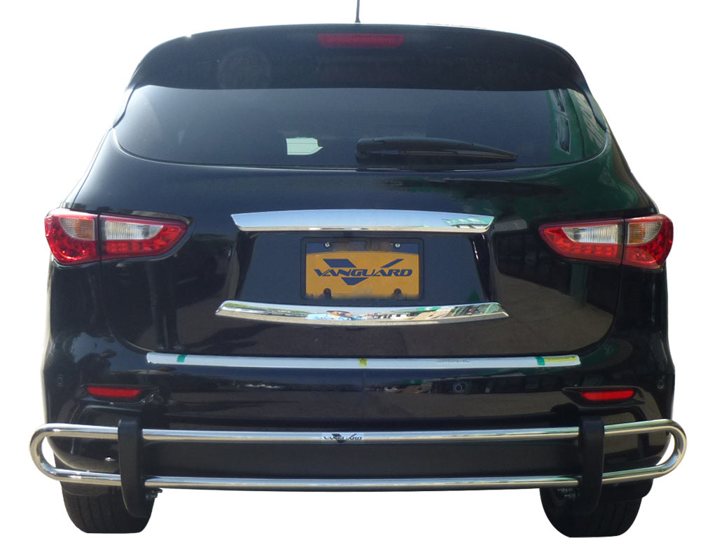 Vanguard Stainless Steel Rear Guards Rear Bumper Guards Bumper Guard for 2013-2020 nissan pathfinder nan