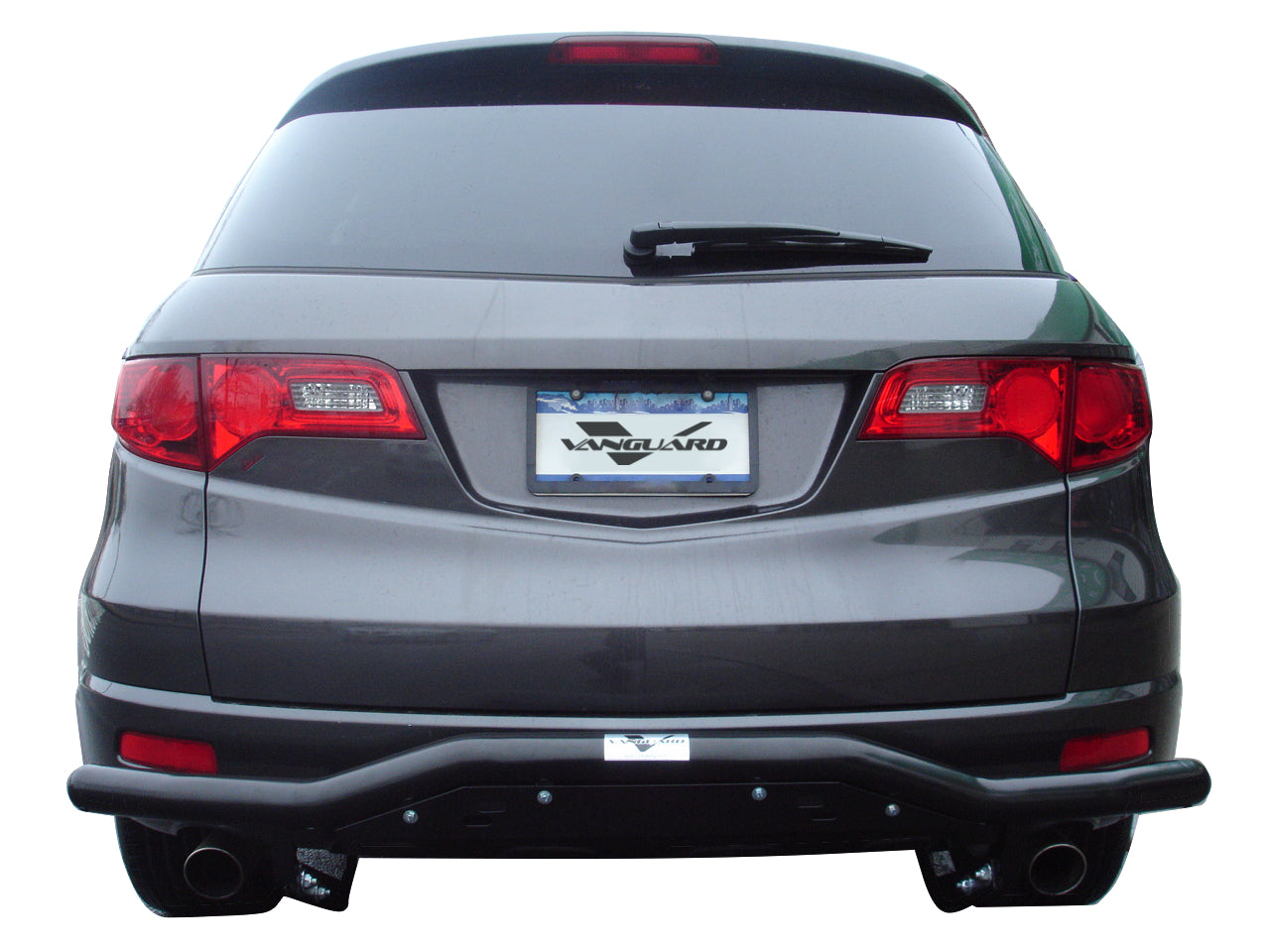Vanguard Black Powdercoat Rear Guards Rear Bumper Guards Bumper Guard for 2016-2022 honda pilot nan