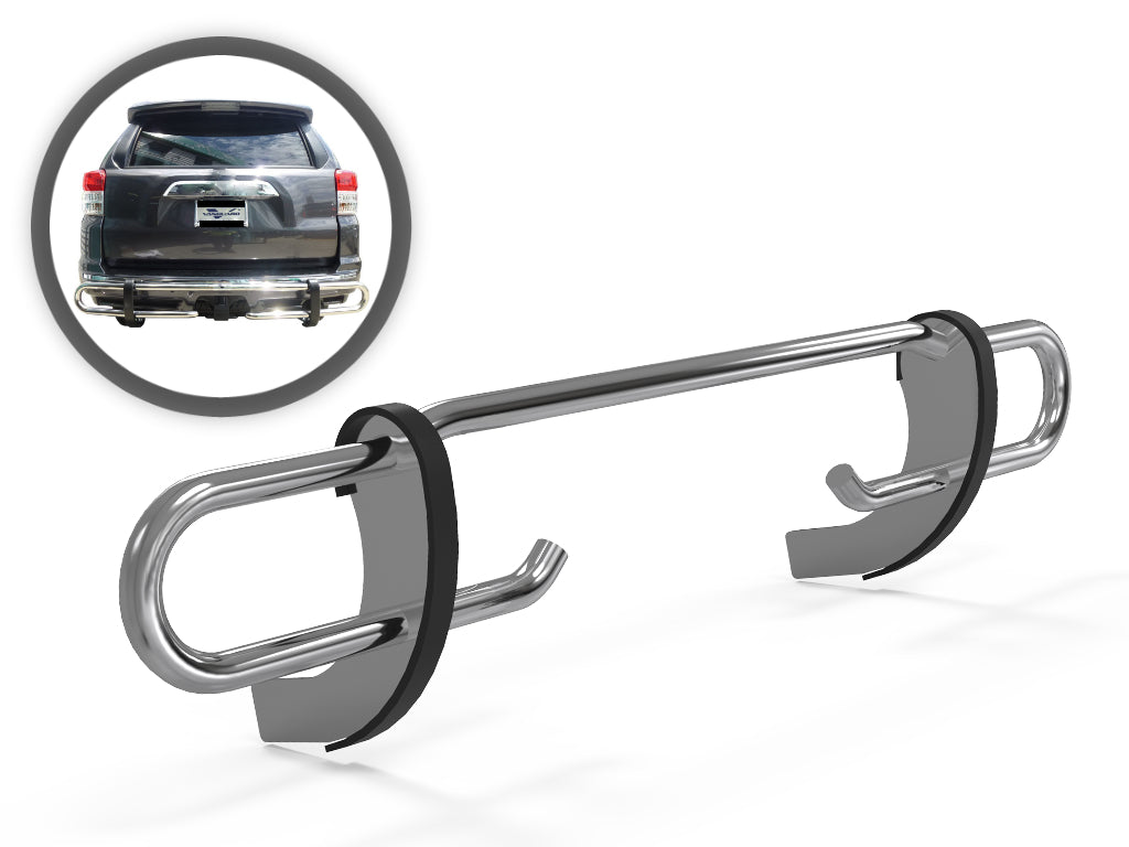 Vanguard Stainless Steel Rear Guards Rear Bumper Guards Bumper Guard for 2003-2009 lexus gx470 nan