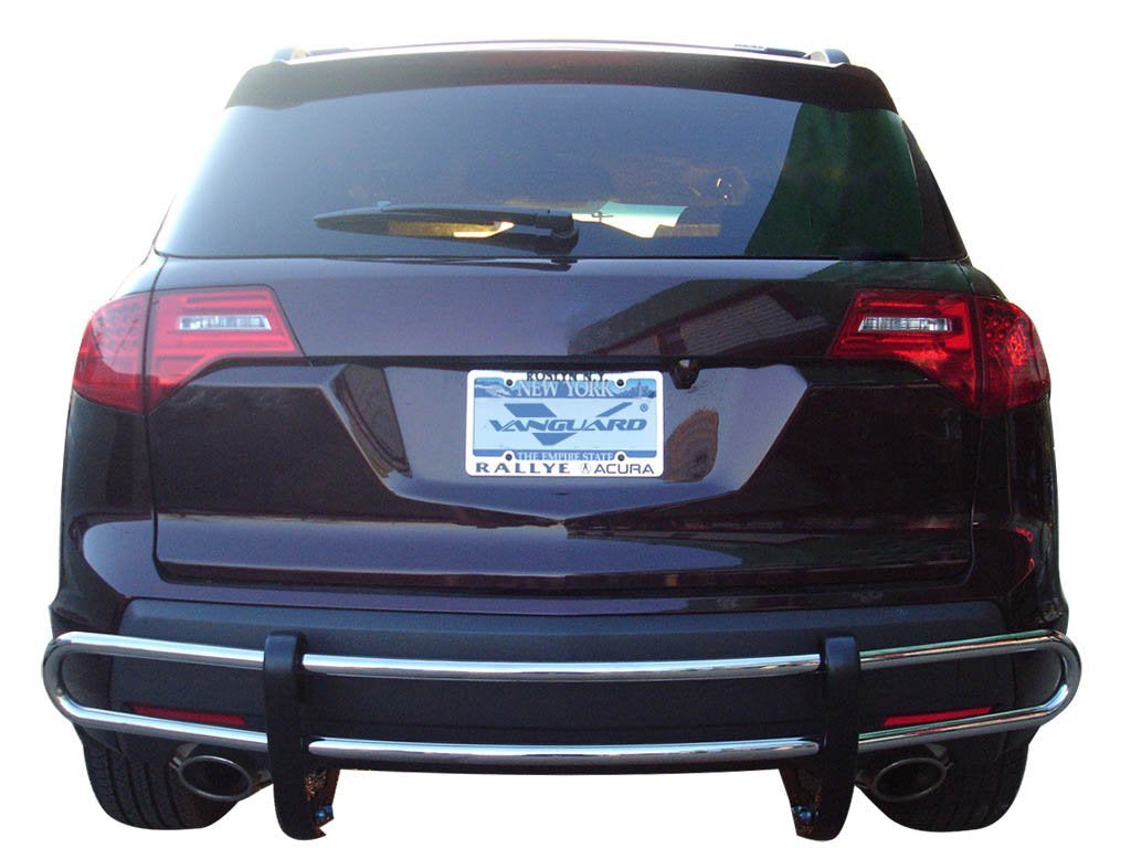 Vanguard Stainless Steel Rear Guards Rear Bumper Guards Bumper Guard for 2007-2013 acura mdx nan