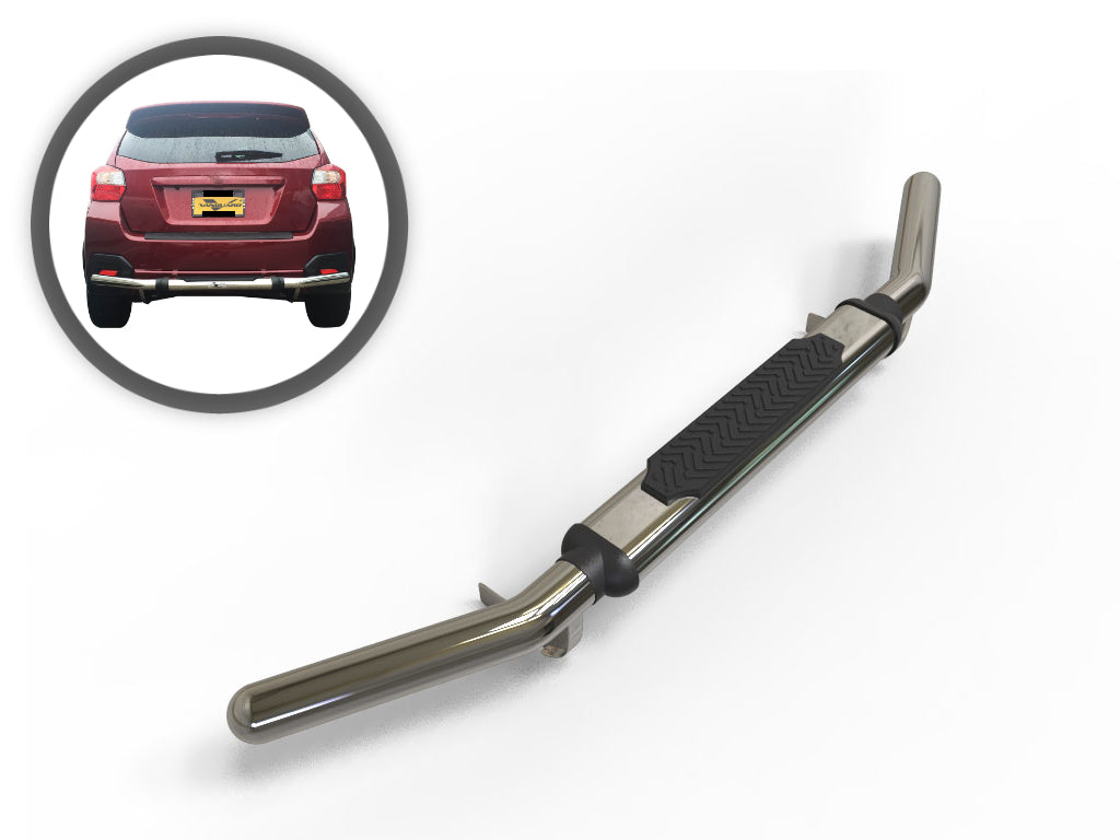 Vanguard Stainless Steel Rear Guards Rear Bumper Guards Bumper Guard for 2016-2018 subaru crosstrek nan