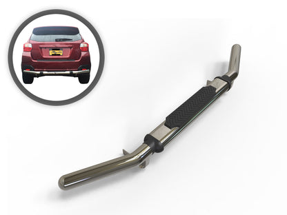 Vanguard Stainless Steel Rear Guards Rear Bumper Guards Bumper Guard for 2016-2018 subaru crosstrek nan
