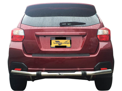 Vanguard Stainless Steel Rear Guards Rear Bumper Guards Bumper Guard for 2013-2015 subaru xv crosstrek nan