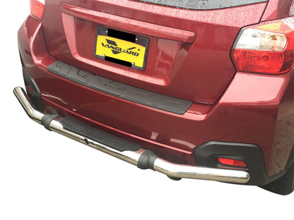 Vanguard Stainless Steel Rear Guards Rear Bumper Guards Bumper Guard for 2016-2018 subaru crosstrek nan