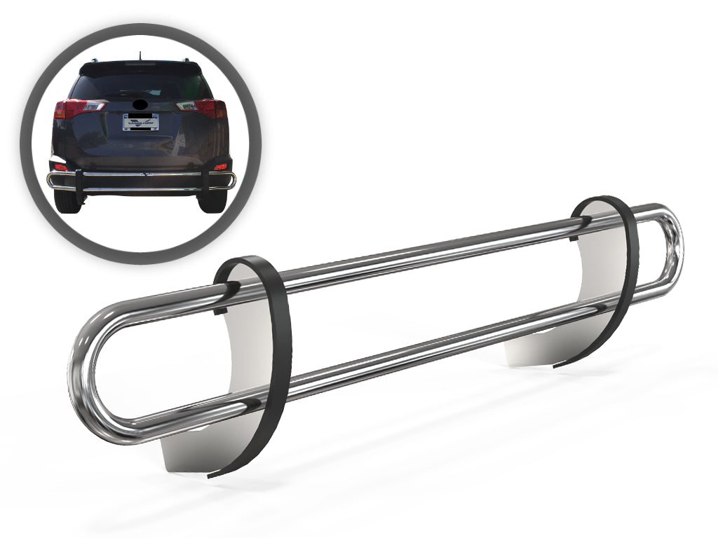 Vanguard Stainless Steel Rear Guards Rear Bumper Guards Bumper Guard for 2006-2018 toyota rav4 nan