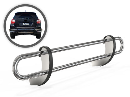 Vanguard Stainless Steel Rear Guards Rear Bumper Guards Bumper Guard for 2013-2015 subaru xv crosstrek nan