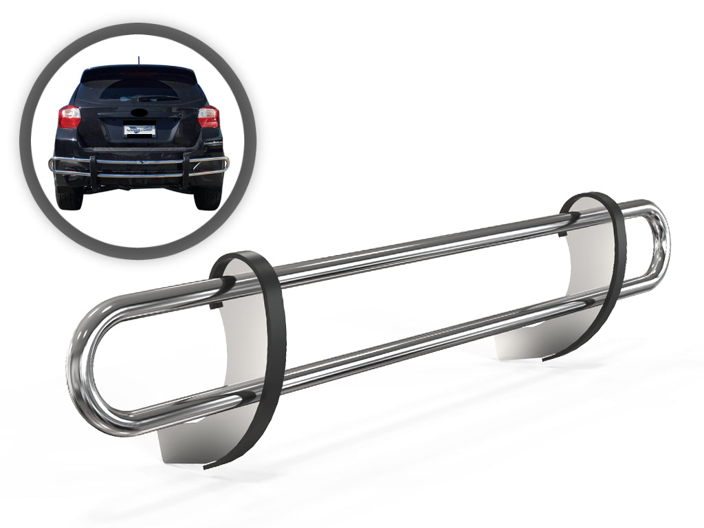 Vanguard Stainless Steel Rear Guards Rear Bumper Guards Bumper Guard for 2016-2018 subaru crosstrek nan
