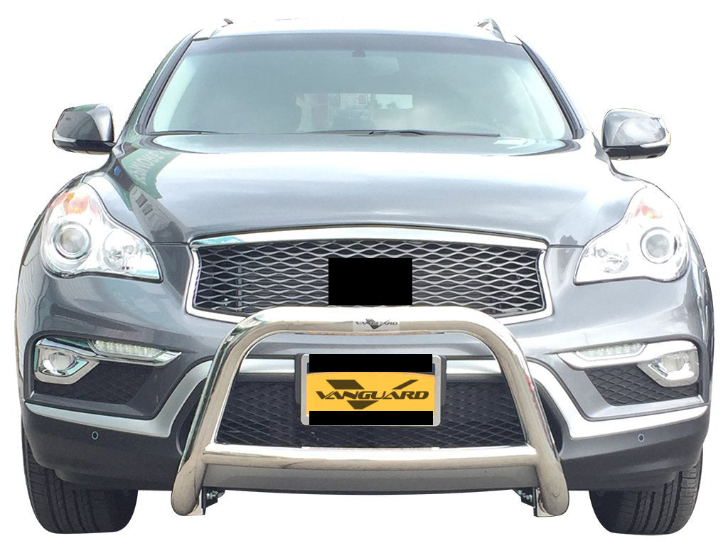 Vanguard Stainless Steel Rear Guards Rear Bumper Guards Bumper Guard for 2008-2012 infiniti ex35 nan