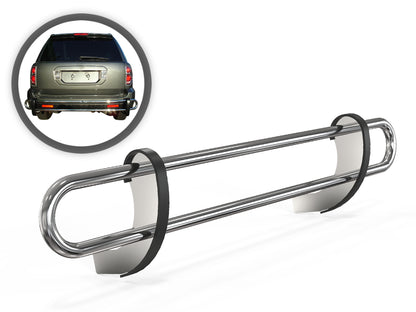Vanguard Stainless Steel Rear Guards Rear Bumper Guards Bumper Guard for 2001-2006 acura mdx nan