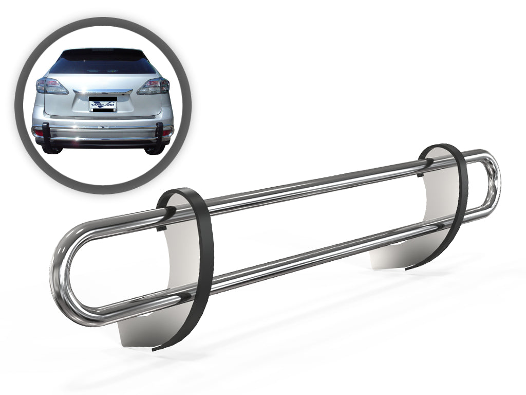 Vanguard Stainless Steel Rear Guards Rear Bumper Guards Bumper Guard for 2008-2018 toyota highlander nan