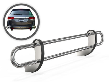 Vanguard Stainless Steel Rear Guards Rear Bumper Guards Bumper Guard for 1999-2017 honda odyssey nan